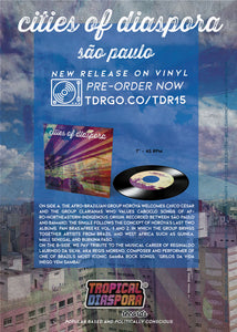 cities of diaspora (são paulo)  Exclusive Limited DJ 7 inch Vinyl Edition