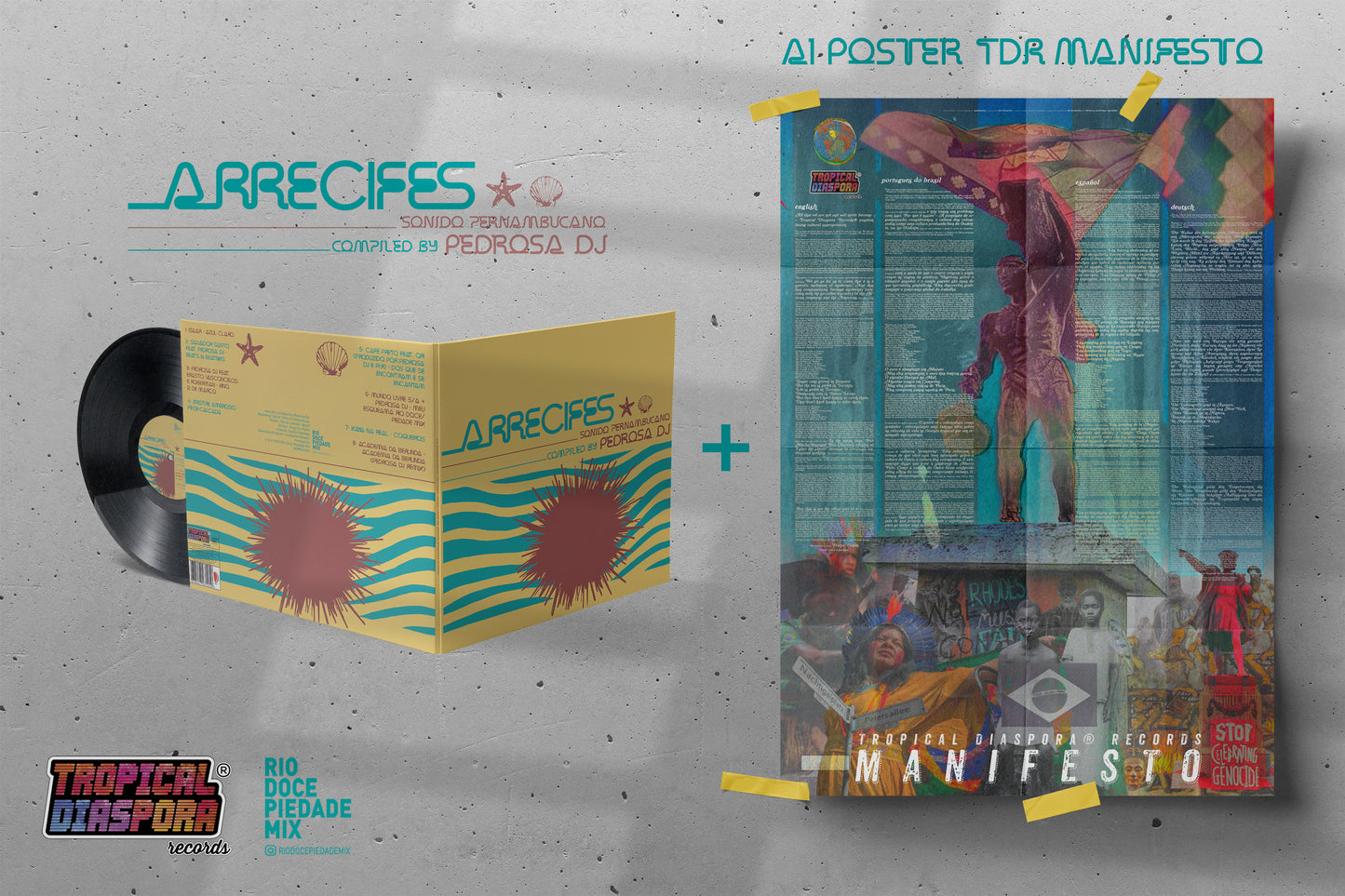 Arrecifes Compilation by Tropical Diaspora® Records for Rio Doce Piedade Mix • PRE-ORDER