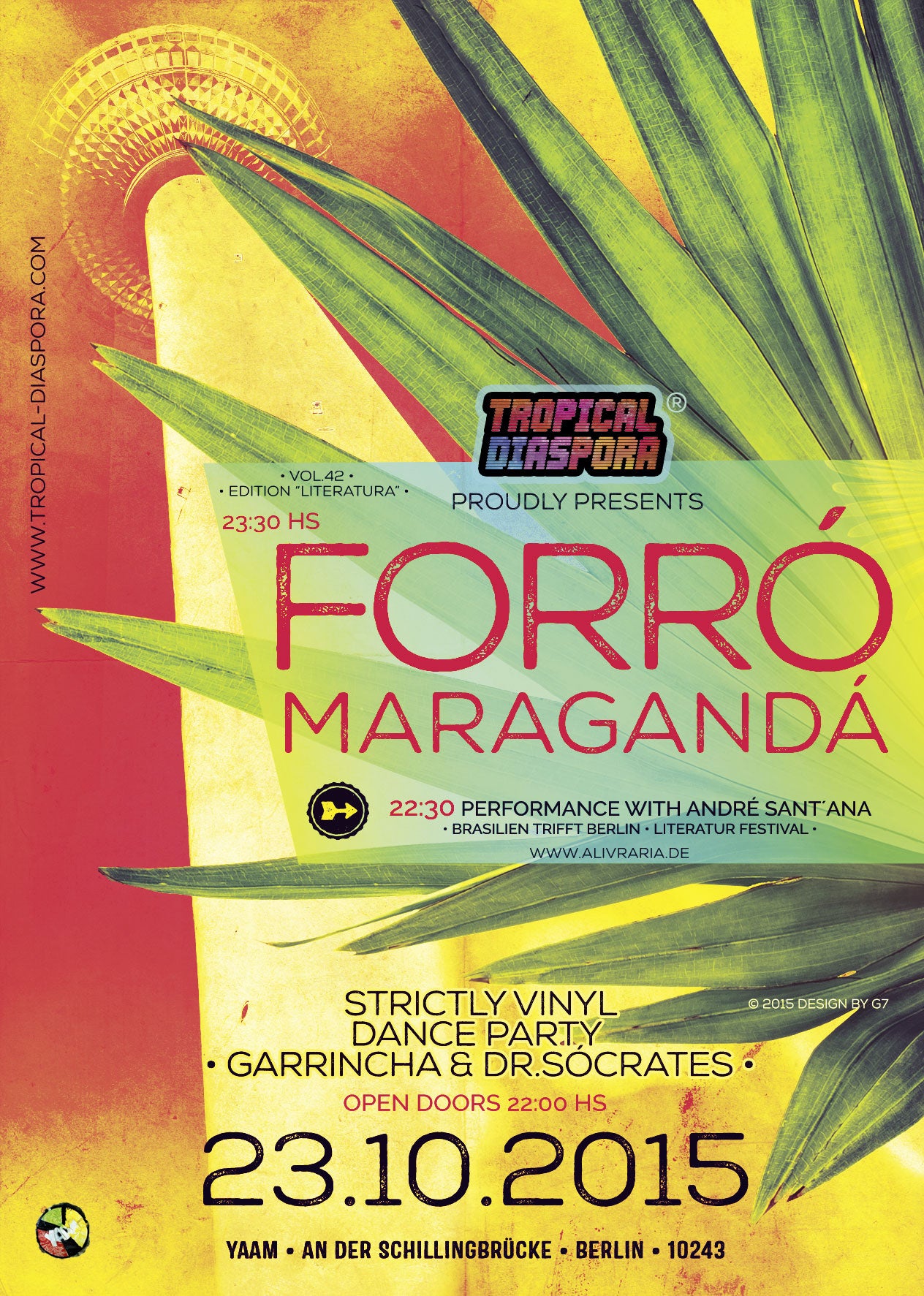 Tropical Diaspora® Poster A1: Party Vol.42