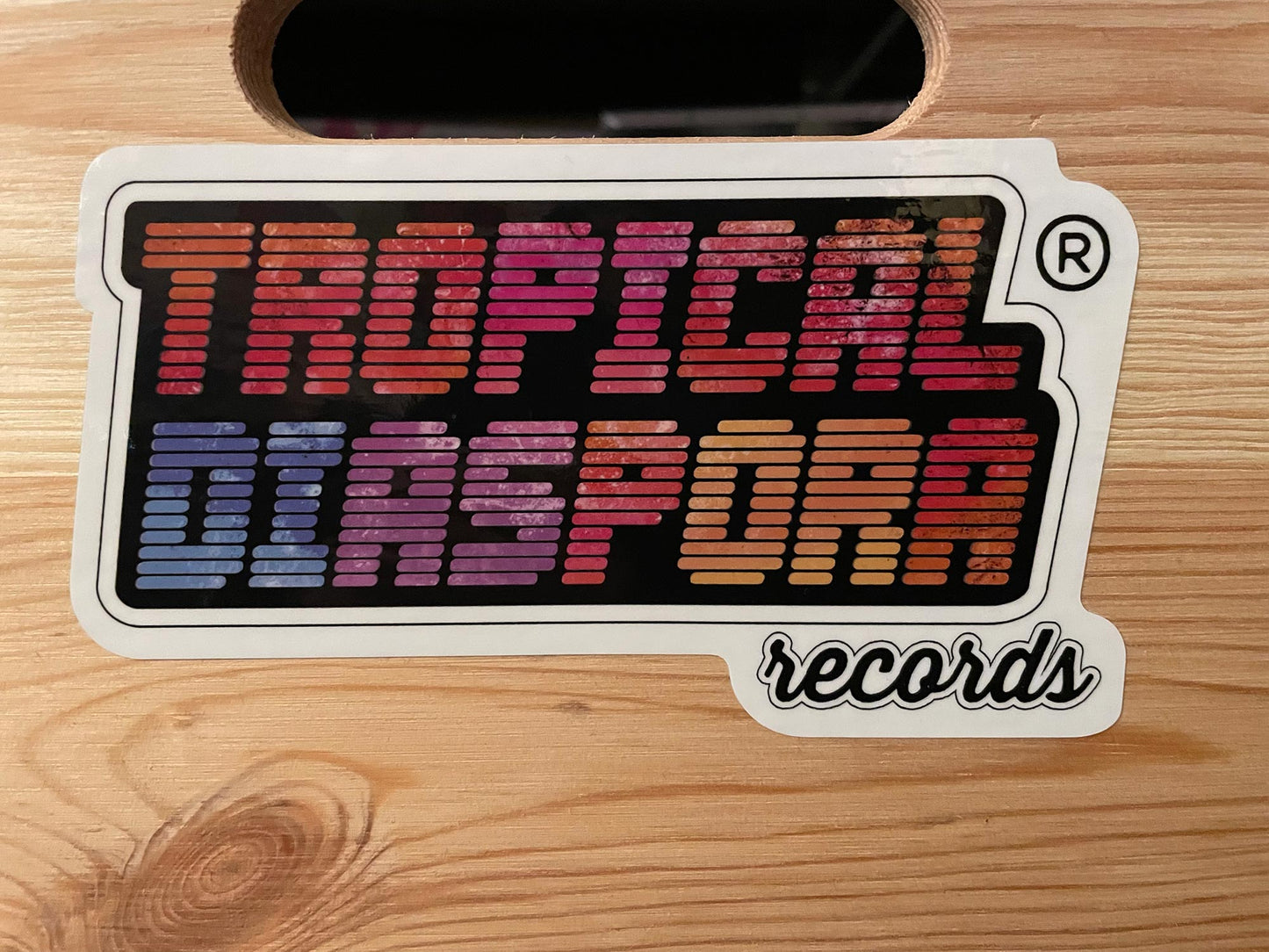 Tropical Diaspora Records outdoor Logo Sticker
