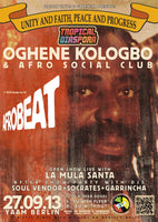 Póster A1 de la Diáspora Tropical®: Oghene Kologbo 